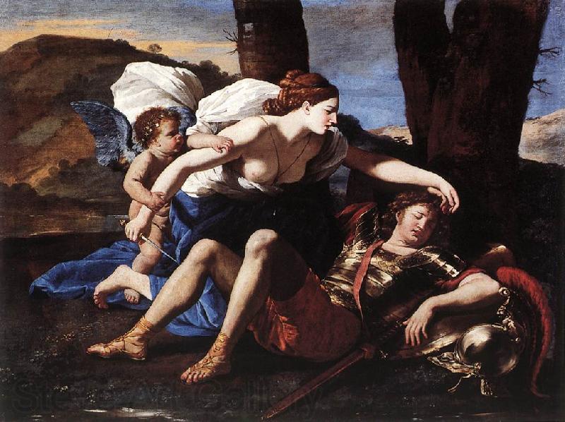 Nicolas Poussin Rinaldo and Armida 1625Oil on canvas